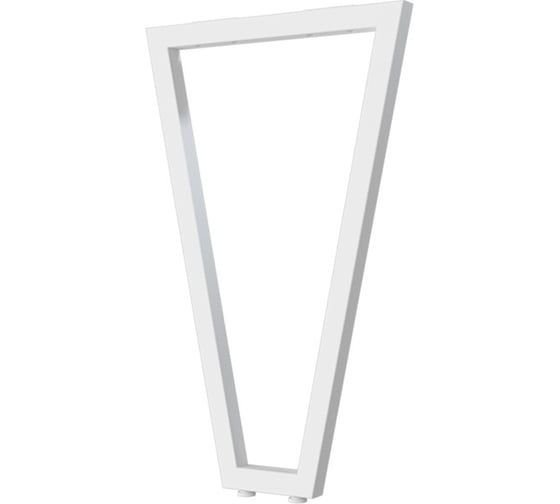 Изображение товара V-образная опора для стола MAKMART Лиссабон-Т l.550, h.870, отделка белый бархат (матовый) OP.15.870.9016