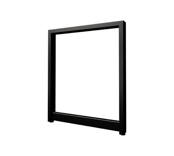 Изображение товара Опора для стола MAKMART Сидней l.595, h.720, отделка черный бархат (матовый) OP.13.720.9005