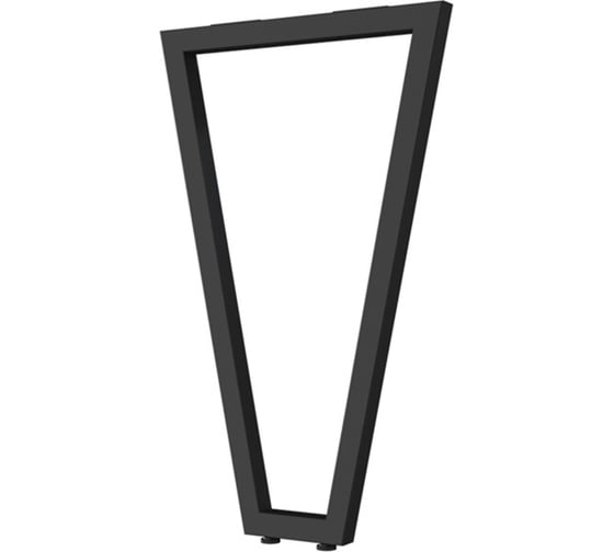 Изображение товара V-образная опора для стола MAKMART Лиссабон-Т l.550, h.870, отделка черный бархат (матовый) OP.15.870.9005