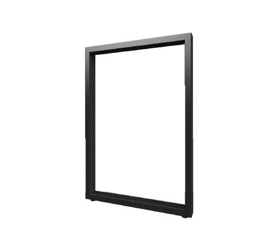 Изображение товара Опора для стола MAKMART Мадрид l.595, h.820, отделка черный бархат (матовый) OP.08.820.9005