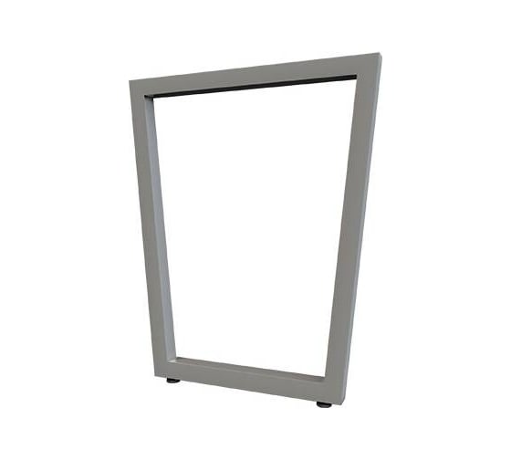 Изображение товара V-образная опора для стола MAKMART Лиссабон-ТC l.595, h.720, отделка сталь нержавеющая OP.17.720.INOX