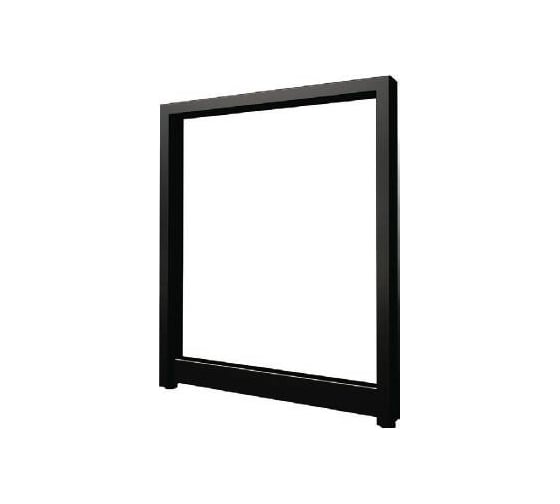 Изображение товара Опора для стола MAKMART Сидней l.595, h.820, отделка черный бархат (матовый) OP.13.820.9005