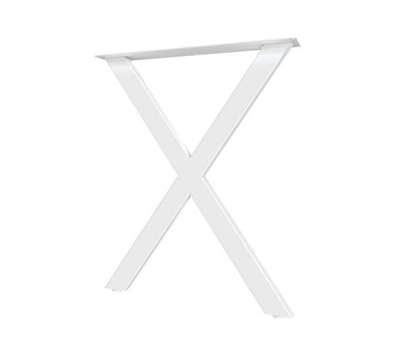 Изображение товара Опора для стола MAKMART Анкона l.595, h.820, отделка белый бархат (матовый) OP.16.820.9016