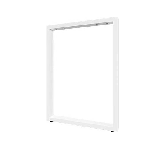 Изображение товара Опора для стола MAKMART Мадрид l.595, h.820, отделка белый бархат (матовый) OP.08.820.9016