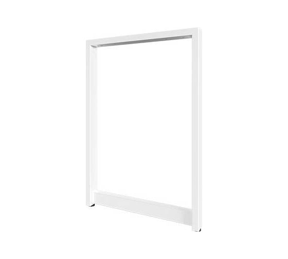 Изображение товара Опора для стола MAKMART Сидней l.595, h.870, отделка белый бархат (матовый) OP.13.870.9016