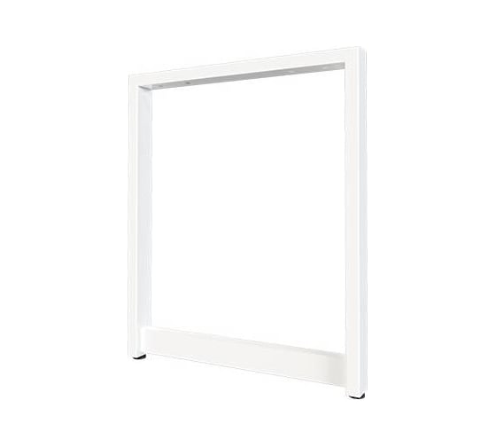 Изображение товара Опора для стола MAKMART Сидней l.595, h.720, отделка белый бархат (матовый) OP.13.720.9016