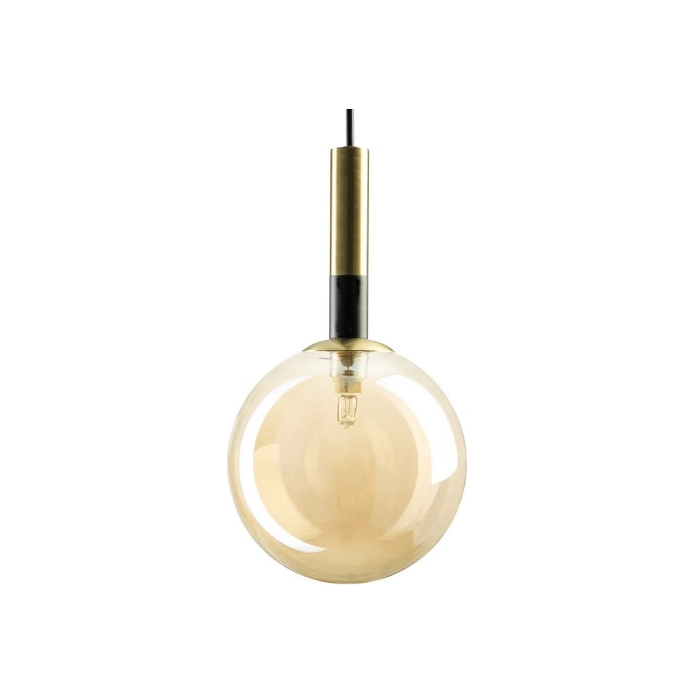 Изображение товара Подвесной светильник Citilux Нарда с янтарным плафоном современный дизайн