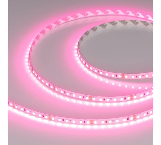 Изображение товара Светодиодная лента Arlight RT-A120-8mm, 24V, Pink 5м 043380
