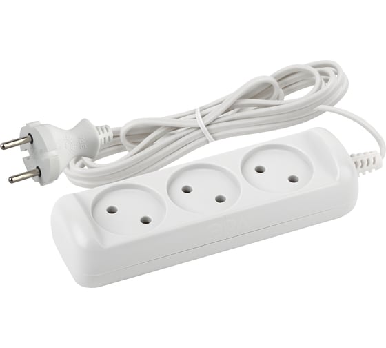 Изображение товара Удлинитель ЭРА UX33m без заземления 1300Вт, 3 гнезда, 3м Б0035748