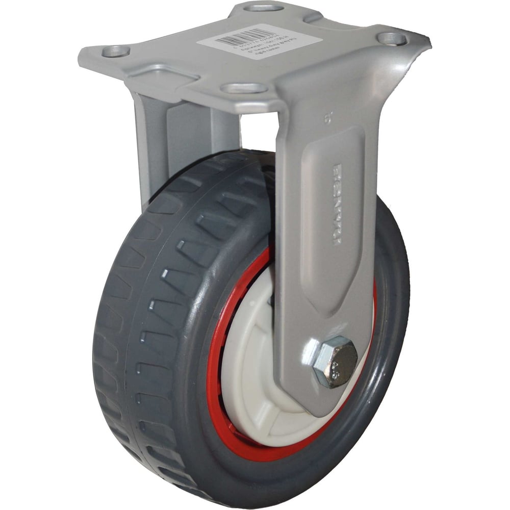 Изображение товара Полиуретановое колесо Heavy MFK-TORG 200 мм, неподвижное, промышленное надежное