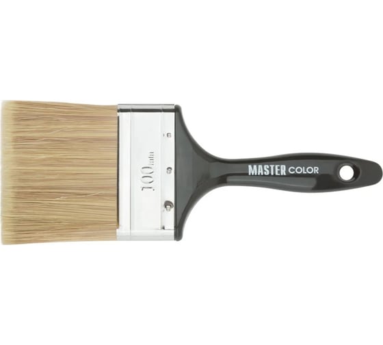 Изображение товара Флейцевая кисть MASTER COLOR Wood Maste микс из 3-х видов щетины/филамента, 100x22x89 мм 30-0543