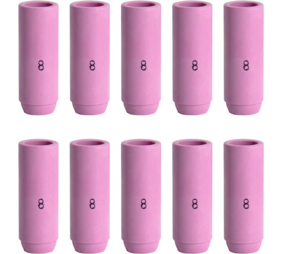 Изображение товара Сопло керамическое №8 Basic L47 мм, d12.5 мм, 10 шт Оберон TW 17-18-26 BS10N46.10