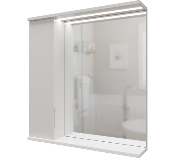 Изображение товара Шкаф навесной MIXLINE "Лайн-60" левый с подсветкой ПВХ 553010