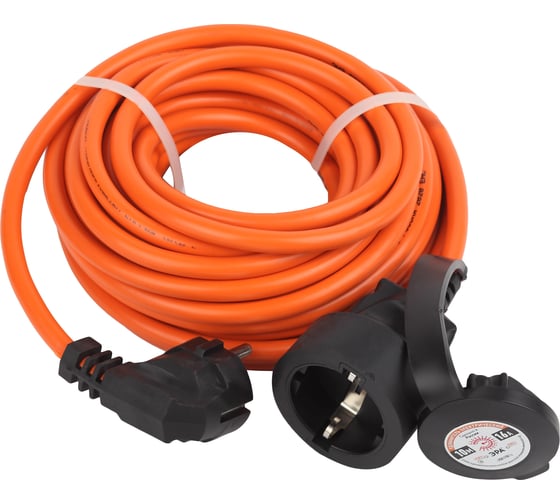 Изображение товара Силовой удлинитель ЭРА UPx-1e-3x1.5-10m-IP44 в бухте, c заземлением, 1 гнездо, 10м ПВС Б0046815