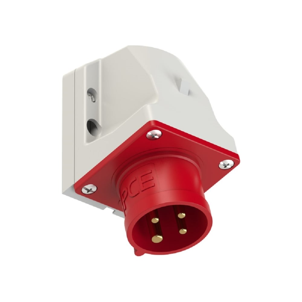 Изображение товара Настенная вилка PCE 32a 380v IP44 для наружной установки