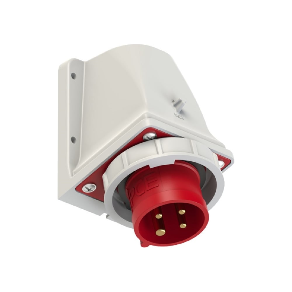 Изображение товара Настенная вилка PCE 32а 380V IP67 для наружных установок