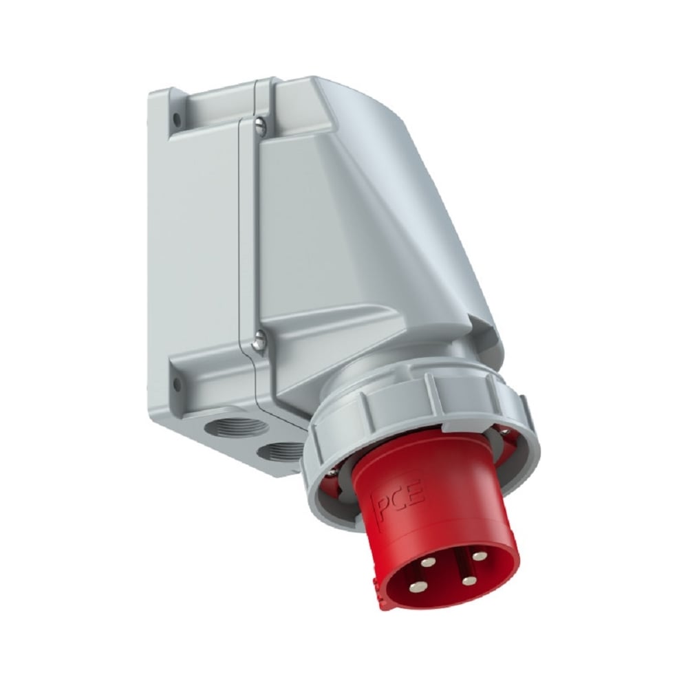 Изображение товара Настенная вилка PCE 63а/380v IP67 534-6 с заземлением