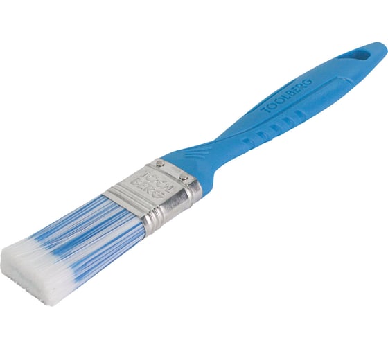 Изображение товара Плоская кисть Toolberg "Лазурит-стандарт" искусственная щетина, пластиковая рукоятка, 25 мм ЛА-00001976