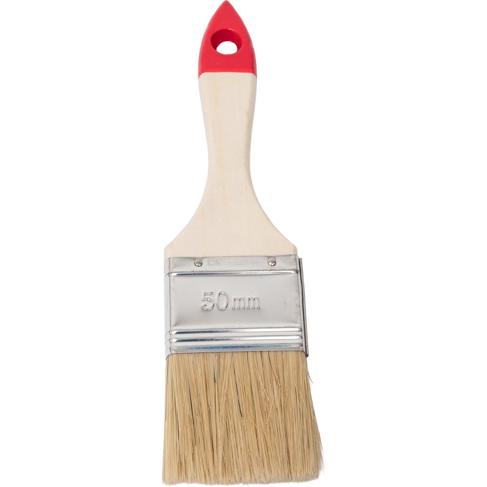 Изображение товара Плоская кисть Toolberg Классик-стандарт натуральная щетина 50 мм