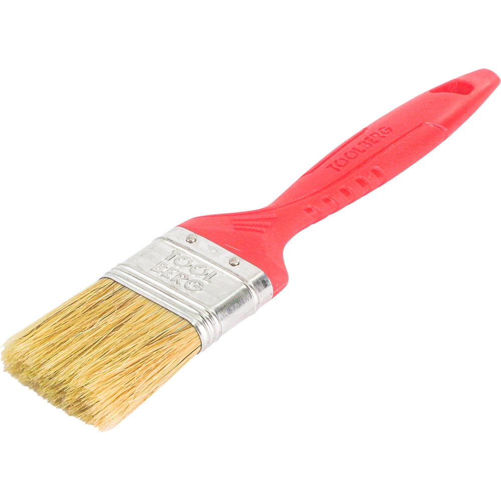 Изображение товара Плоская кисть Toolberg Классик-стандарт натуральная щетина 38 мм