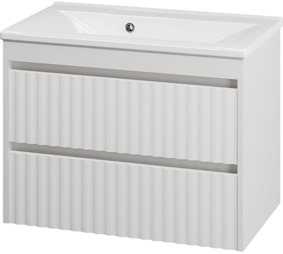 Изображение товара Тумба с раковиной Brevita balaton 75 белый УТ000014507