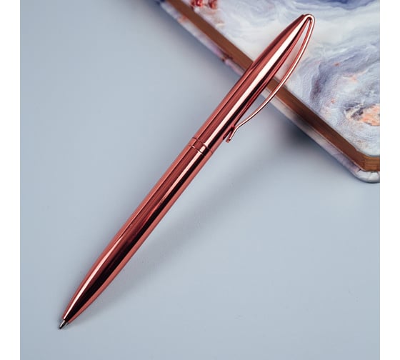 Изображение товара Автоматическая шариковая ручка MESHU Rose gold синяя, 1 мм MS_93966