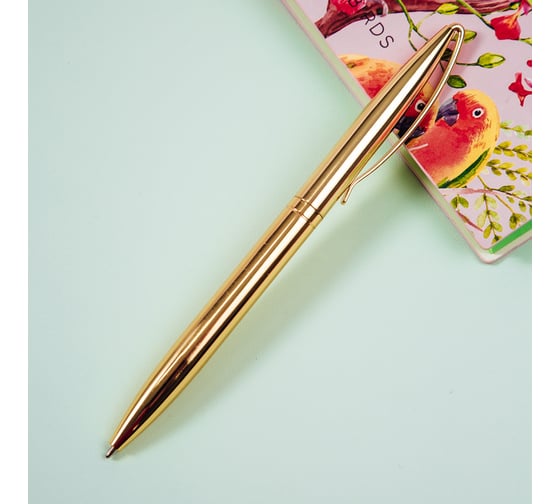 Изображение товара Автоматическая шариковая ручка MESHU Gold синяя, 1 мм MS_93942