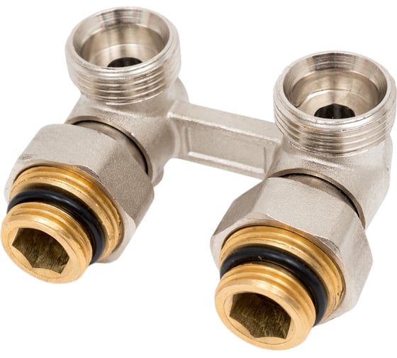 Изображение товара Узел нижнего подключения угловой КОНТУР 3/4 (с ниппелем) 061604001311