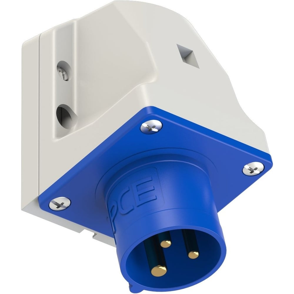 Изображение товара Настенная вилка PCE 16A IP44 для наружных и внутренних установок