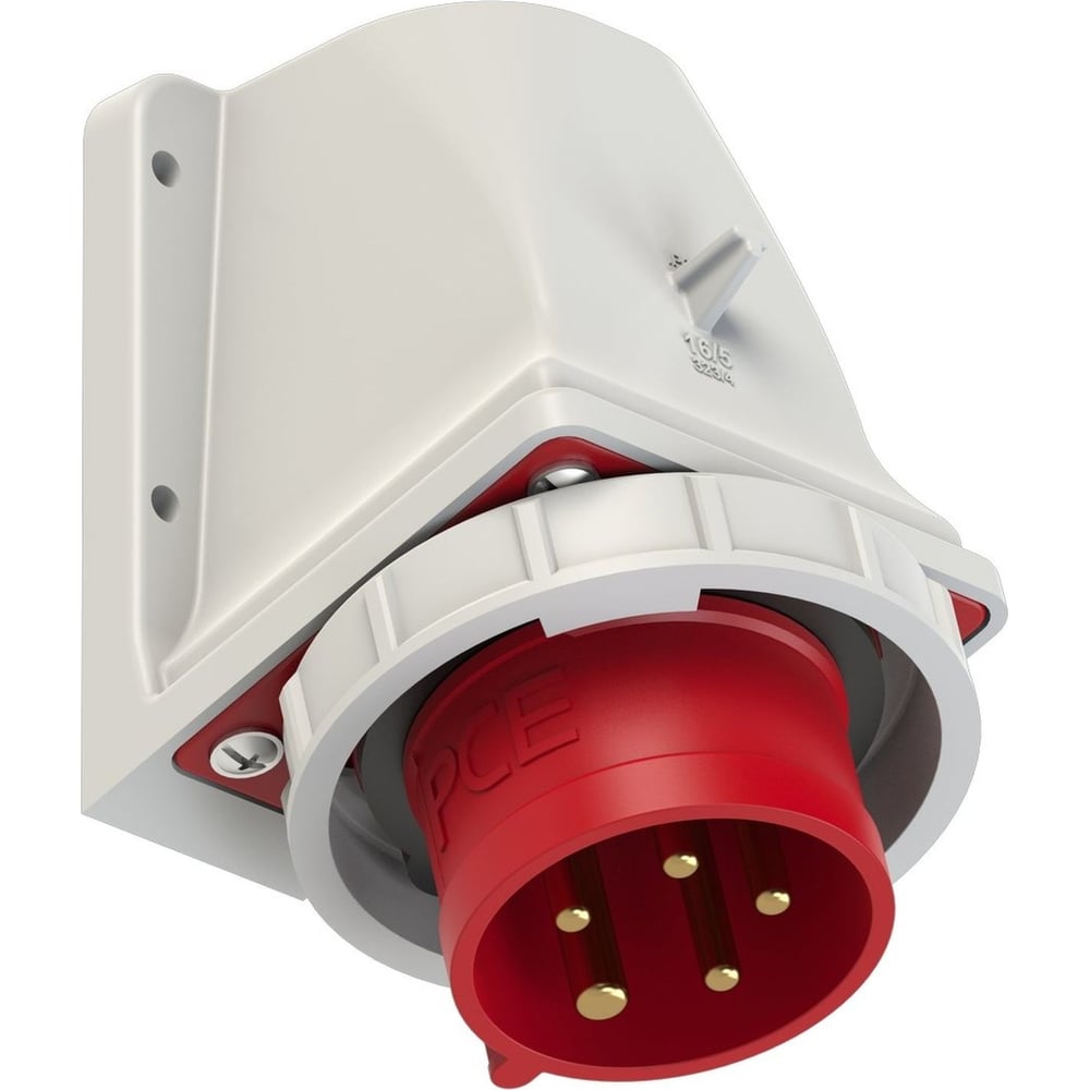 Изображение товара Настенная вилка PCE 16A 380 В IP67 для промышленных условий