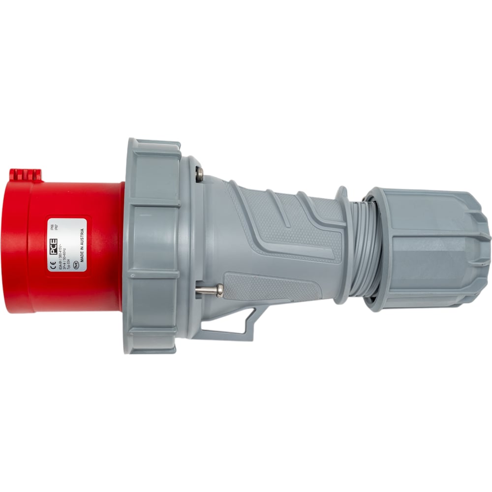 Изображение товара Кабельная вилка PCE 63A/380 В/3P+E/IP67 034-6 для наружных и промышленных работ