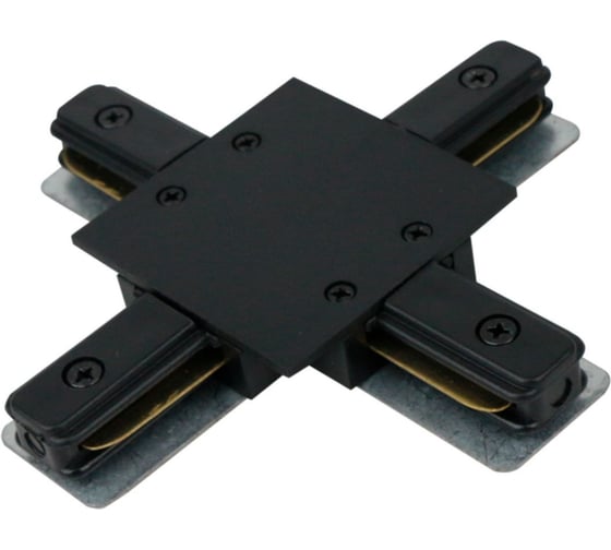 Изображение товара Коннектор шинопровода IN HOME серии TOP-LINE X-образный XC-B-TL черный 4690612045405