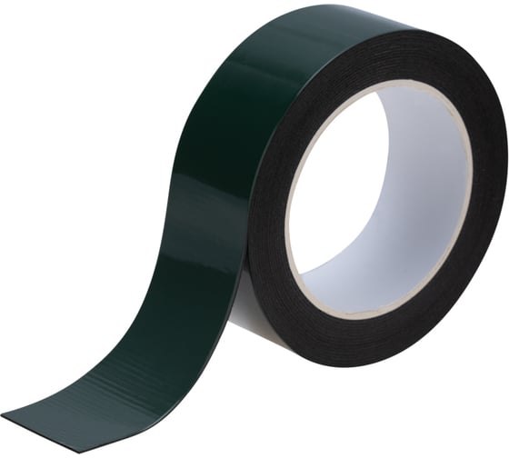 Изображение товара Двухсторонняя клейкая лента REXANT черная, вспененная ЭВА основа, 40 мм, ролик 5 м 09-6140