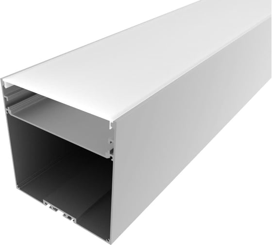 Изображение товара Комплект алюминиевого профиля LEDCRAFT с экраном и заглушками LC-LP100100M94-3 1627000120