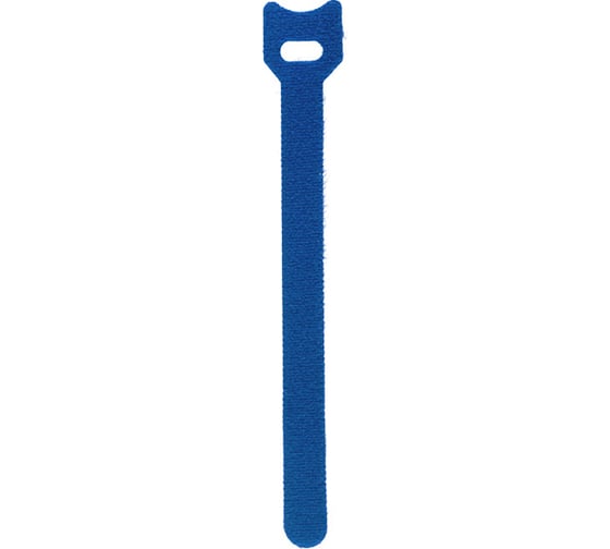 Изображение товара Многоразовый хомут на липучке REXANT 150х12мм, синий 12 шт 07-7155