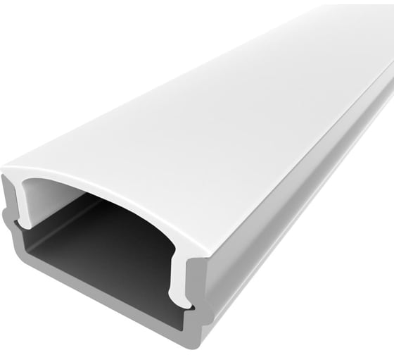 Изображение товара Комплект алюминиевого профиля LEDCRAFT с экраном и заглушками LC-LP0616M16-3 1627000001