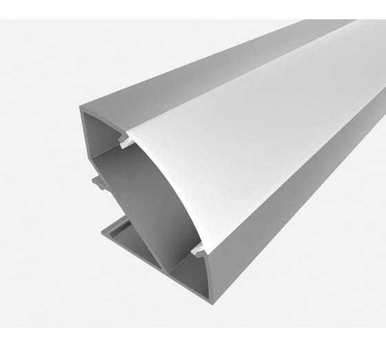 Изображение товара Комплект алюминиевого профиля с экраном и заглушками LEDCRAFT LC-LPU3333M28-3 1627000049