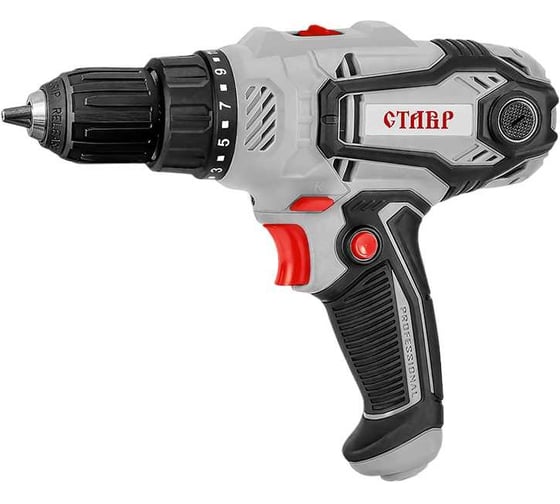 Изображение товара Дрель-шуруповерт Ставр ДШС-10/470-2С, сетевая 470 Вт, 9030100420