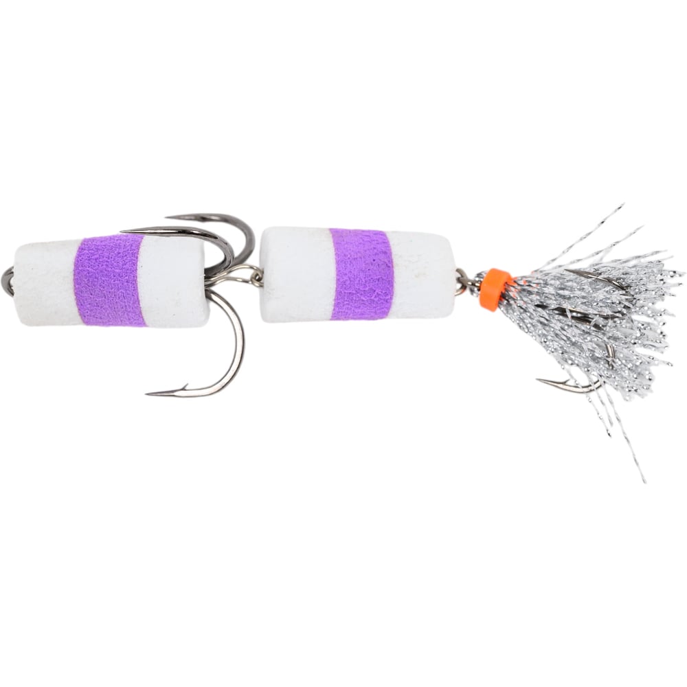 Изображение товара Мандула ИП Перцев Ю.Н. серебристый хвост 95 мм тройной крючок для рыбалки