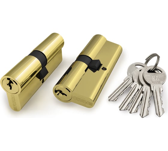 Изображение товара Цилиндровый механизм Fuaro 100 ZA 60 mm /25+10+25/ PB латунь 5 кл. 19943