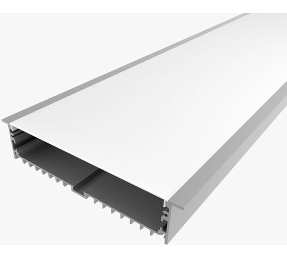 Изображение товара Комплект алюминиевого профиля LEDCRAFT с экраном и заглушками LC-LPV32154M135-3 1627000154