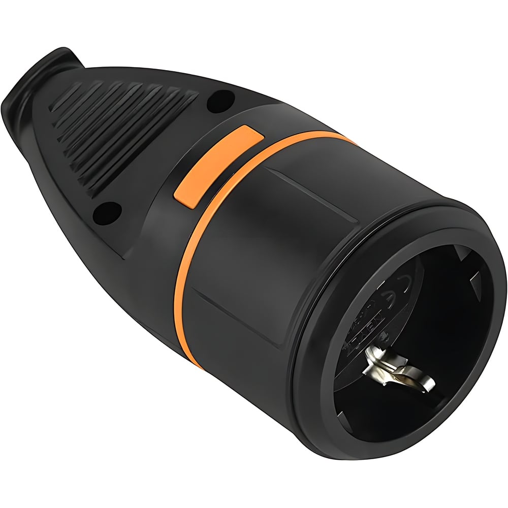 Изображение товара Розетка Electraline ELECTRALOCK IP20, 16А, черная 71935