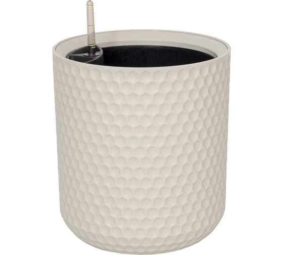 Изображение товара Кашпо Ola Dom  пластик KERAMA 7л БелыйCлоновая кость d280cm d280cm h310мм 070215