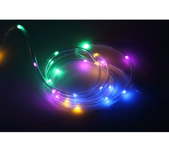 Изображение товара Садовый дюралайт ЭРА ERANN2412 на солнечной батарее, мультиколор Б0044221