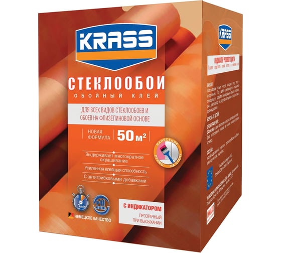 Изображение товара Клей KRASS стеклообои 500 г 90002579184
