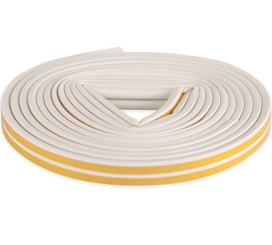 Изображение товара Самоклеящийся уплотнитель для окон и дверей KRASS D10 белый Лк-00002356