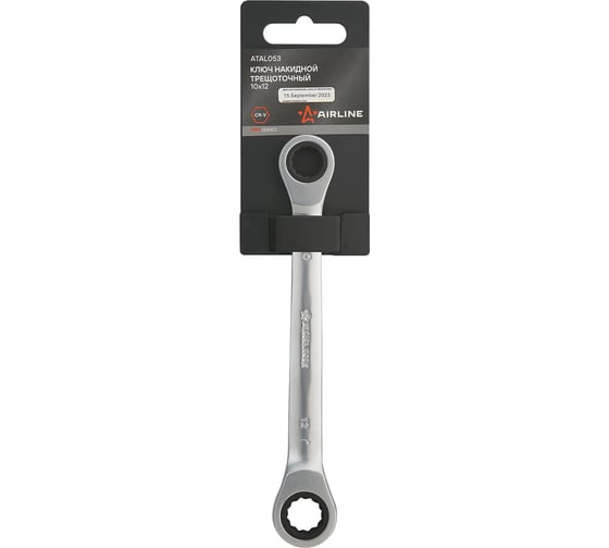 Изображение товара Ключ Airline накидной трещоточный 10x12 PRO ATAL053