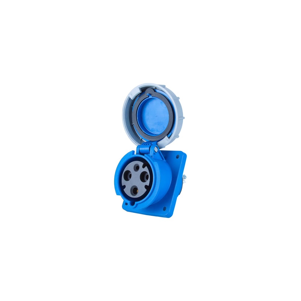 Изображение товара Встраиваемая наклонная розетка PCE 63А/230V/1P+N+E/IP67