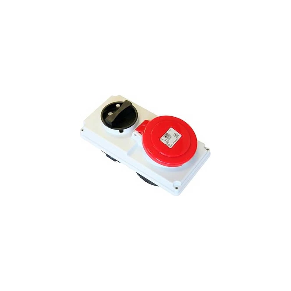 Изображение товара Встраиваемая розетка PCE 32а/400v/3p+n+e/ip44, с выключателем и блокировкой 6025-6