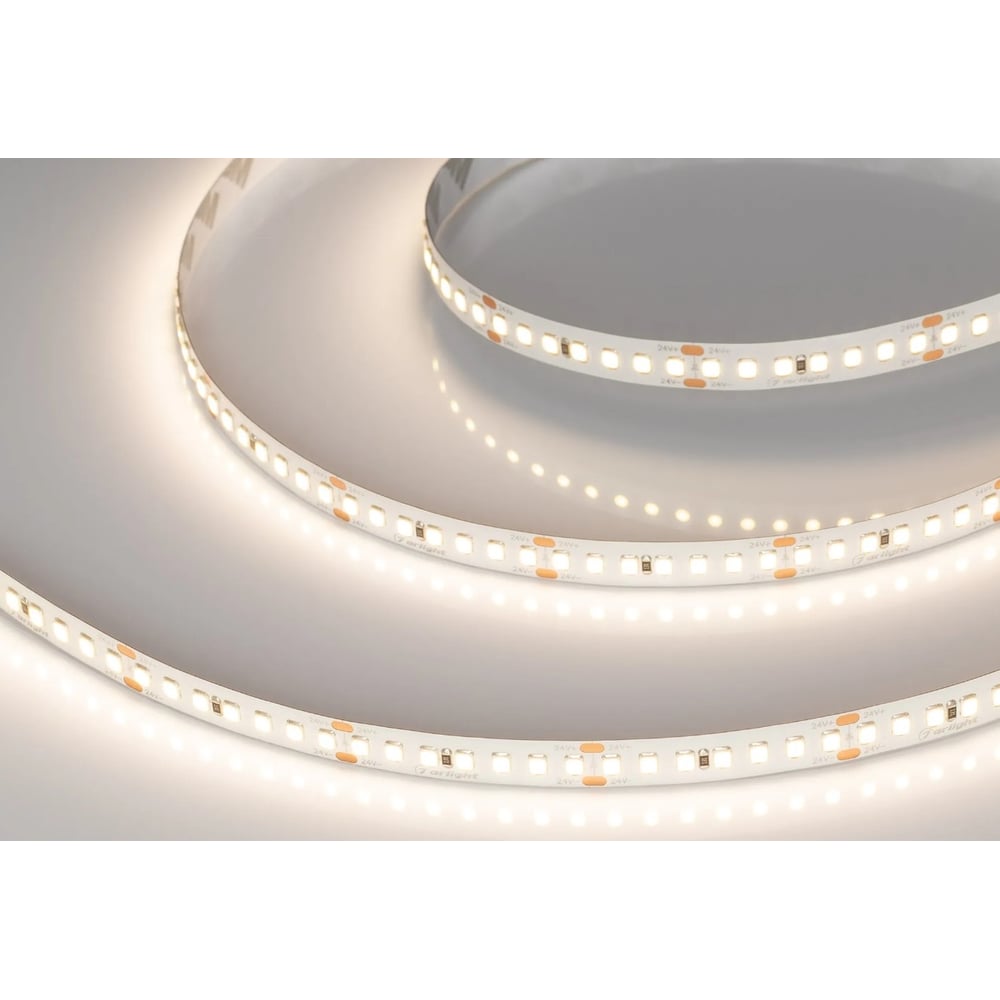 Изображение товара Светодиодная лента Arlight RT-A168-10mm, 24V, Warm3500, 5м, IP20
